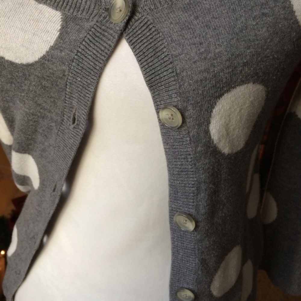 American Eagle Outfitters Polka Dot Cardigan